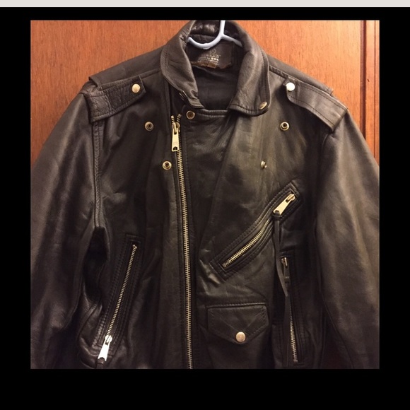 Unique Prime Parts Leather “Born in the U.S.A.” Motorcycle Jacket 42 - Picture 8 of 8